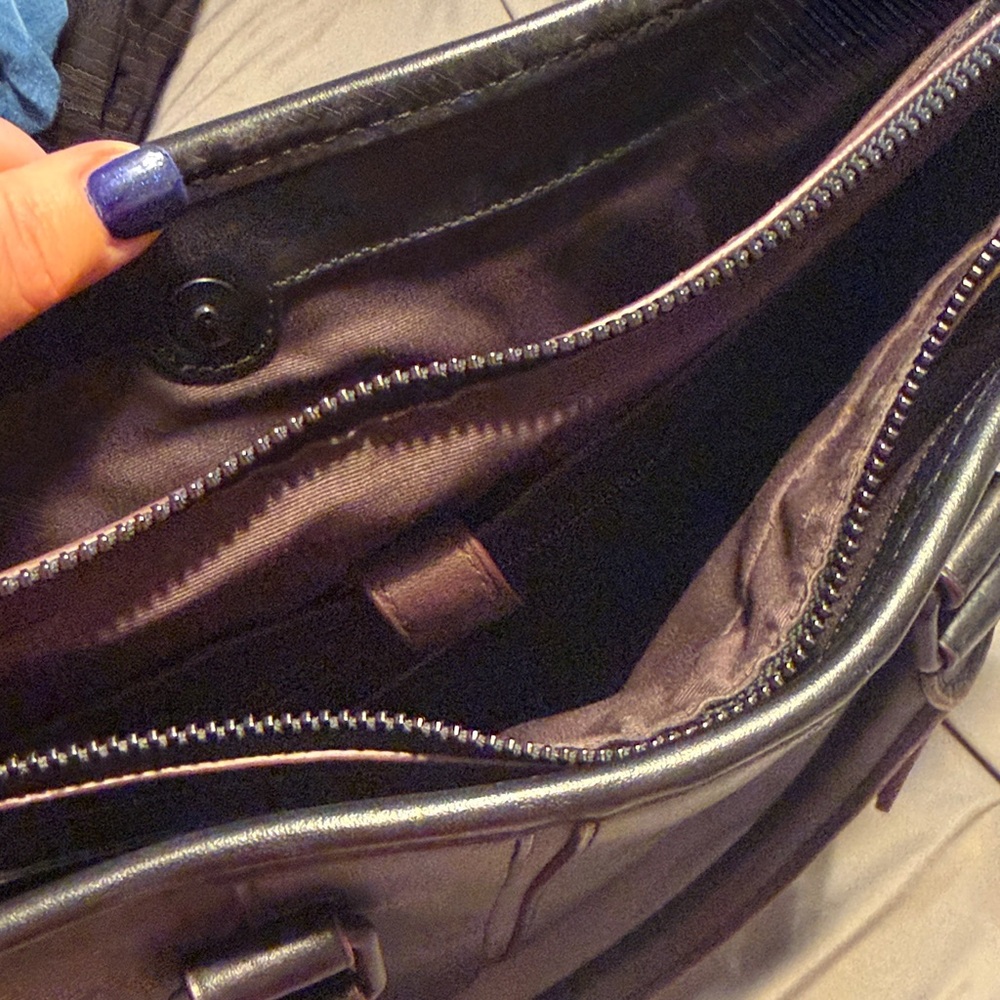 Coach Black and Brown Signature Briefcase - Picture 13 of 16